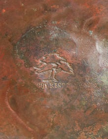 Digby Brooks - San Francisco Hammered Copper Bowl c1920s