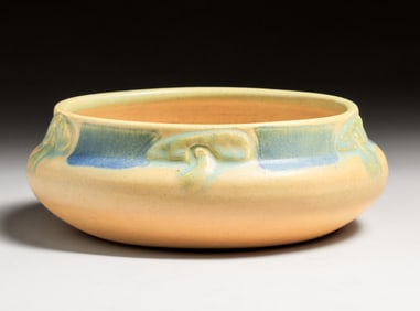 Rookwood Pottery William E. Hentschel Carved Mushroom Bowl 1913