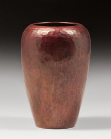 Harry St John Dixon Hammered Copper Vase after 1925