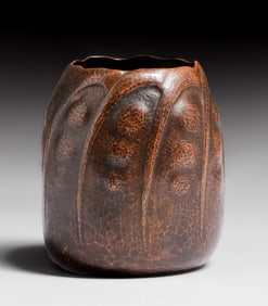 Arts & Crafts Hammered Copper Vase c1910