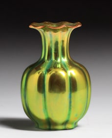 Zsolnay Pottery Irisdecent Vase c1910
