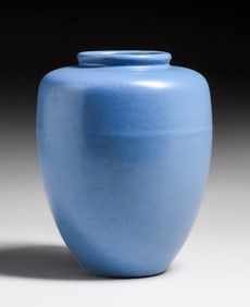 Catalina Island Matte Blue Vase c1930