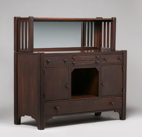 L&JG Stickley - Onondaga - Tobey Russmore Chestnut Sideboard c1903