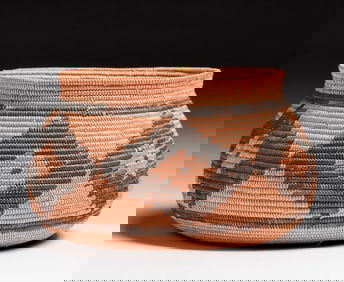 Native American Basket – California Mission Tribes c1920s