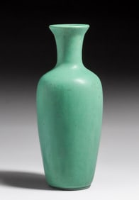 Teco Pottery #64B Matte Green Vase c1910