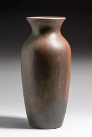 Large Clewell Pottery #277 Copper-Clad Vase c1910