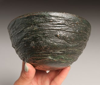 E.T. Hurley Bronze Fish Bowl c1920s