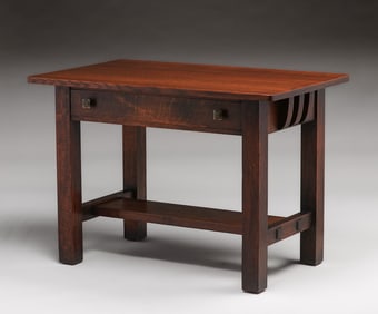 Limbert One-Drawer 42"w Library Table c1910