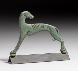 Art Deco Bronze Greyhound c1920s