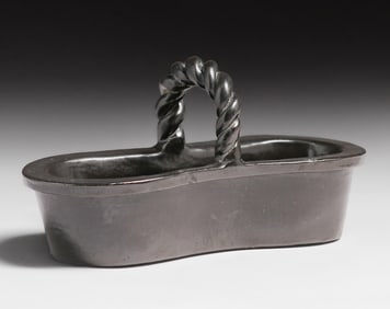 Moresque Tile Co - Oakland, CA William Muir Commemorative Ceramic Basket 1930