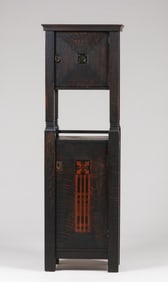 Shop of the Crafters Inlaid Secessionist Tall Cellarette c1910