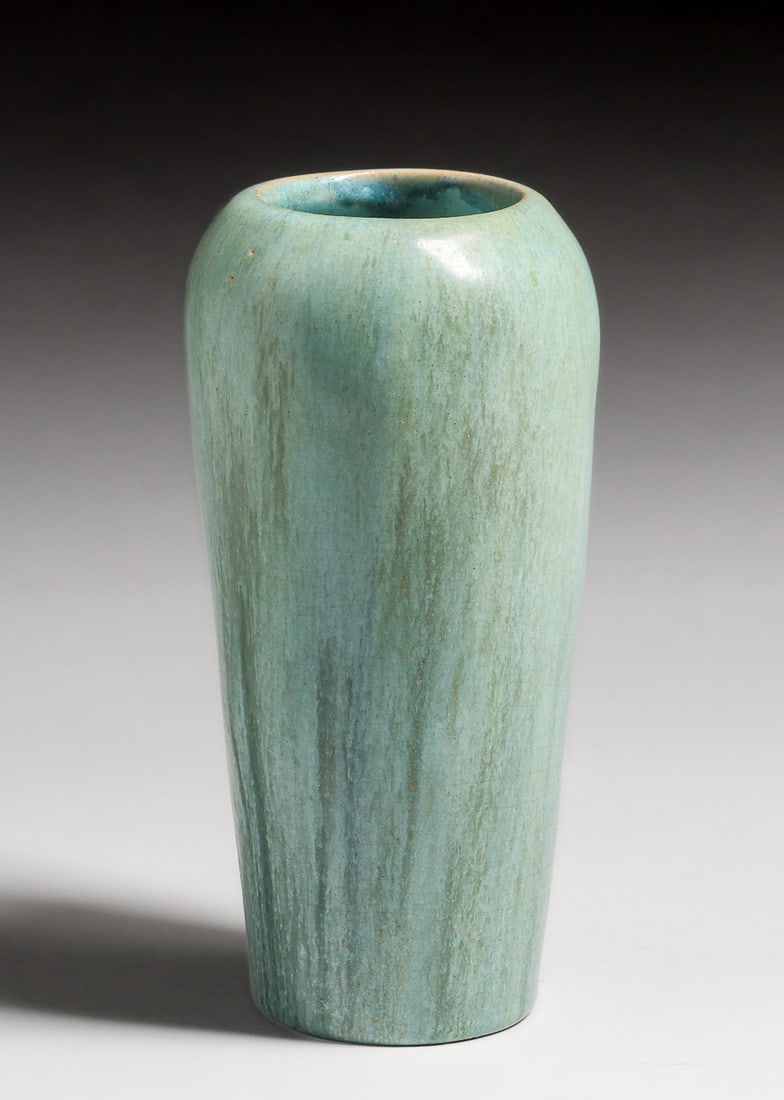 Byrdcliffe Pottery Light Green Vase c1910s (1 of 5)