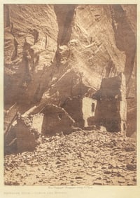 Edward Curtis Photogravure "Antelope Ruin - Canon del Muerto" 1906
