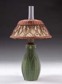 Contemporary Arts and Clay Company Grueby Gustav Stickley Craftsman Farms Lamp c2000