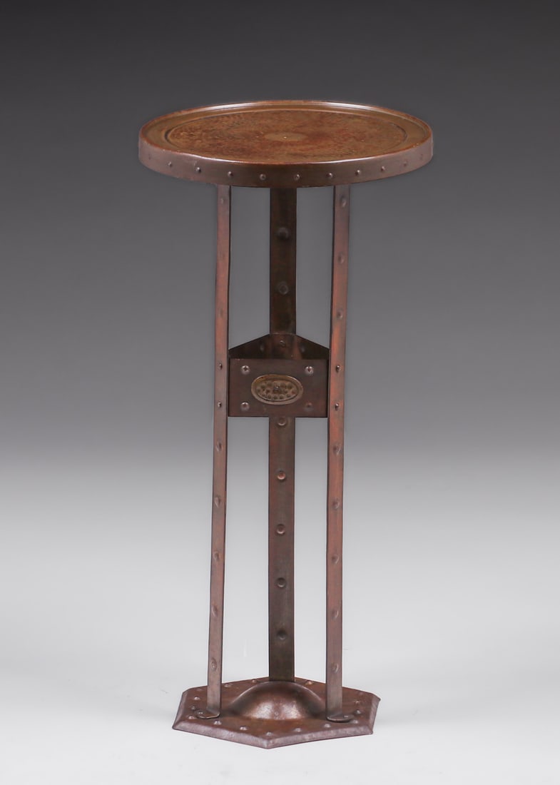 Hugo Goberg Vienna Secessionist Pedestal Table c1905 (1 of 5)