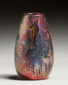 Weller Sicard Iridescent Vase c1905