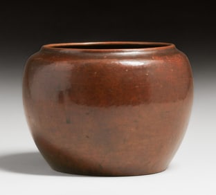 Dirk van Erp Hammered Copper Vase c1915-1920
