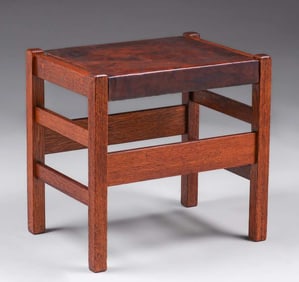 L&JG Stickley Footstool c1910