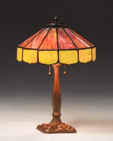 Duffner & Kimberly – New York Leaded Glass Lamp c1910
