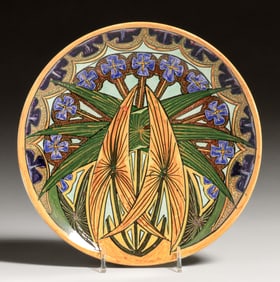 Plateelbakkerij De Distel - Dutch Ceramic Plate c1900s