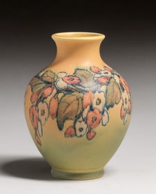 Rookwood Pottery Katherine Jones Floral Wax Matte Vase 1926