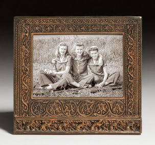 Tiffany Studios #1648 Venetian Bronze Picture Frame - Calendar c1910