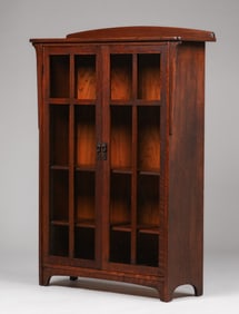 Grand Rapids Two-Door Bookcase c1910