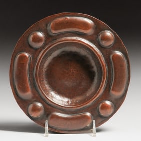 Gustav Stickley Hammered Copper Tray c1910