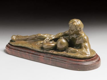 Ace Powell (1912-1978) Figural Bronze "Ceramis" c1930s