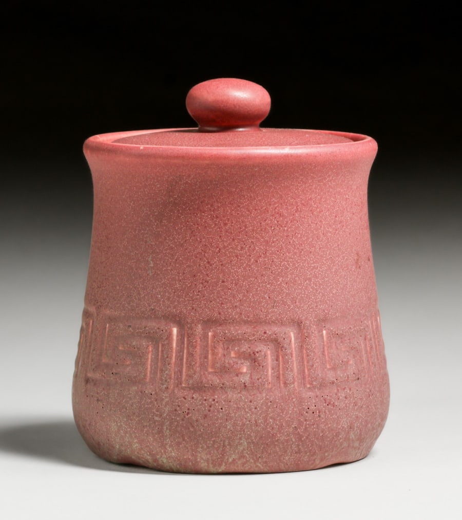 Rookwood Pottery #893 Matte Glazed Tobacco Jar 1907: Rookwood Pottery #893 Matte Glazed Tobacco Jar 1907. Signed. Perfect condition. 6.75"h x 4.5"d FREE NATIONWIDE SHIPPING Free Nationwide Shipping within the lower 48 states for All purchases at our T