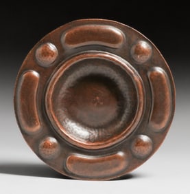 Gustav Stickley Hammered Copper Tray c1910