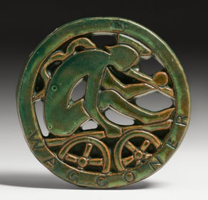 Moravian Pottery Waggoneer Tile 2005