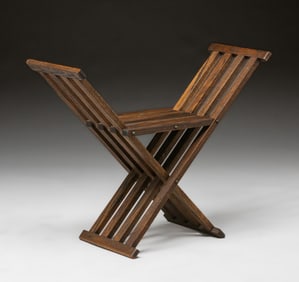 Arts & Crafts Period Folding Chair c1920s
