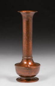 Roycroft 21"h American Beauty Vase c1915