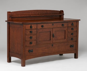 Large Limbert #451 Ten-Drawer Sideboard c1910