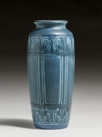 Rookwood Pottery #2907 Matte Blue Vase 1927