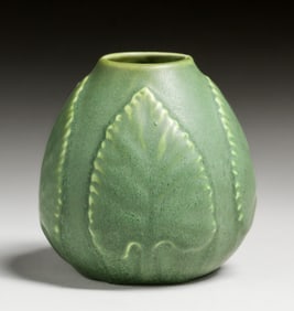 Hampshire Pottery Matte Green Vase c1910