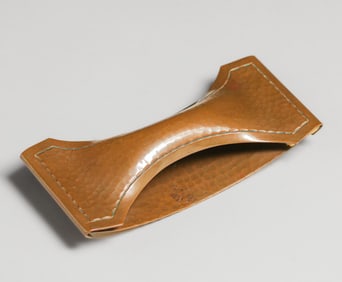 Roycroft Hammered Copper Rolling Ink Blotter c1920s