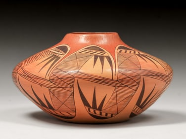 Elton Nampeyo Hopi Pottery Jar c1980s