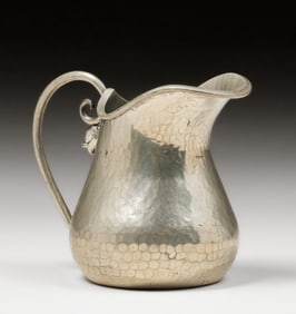 Nekrasoff Hammered Aluminum Creamer c1940s