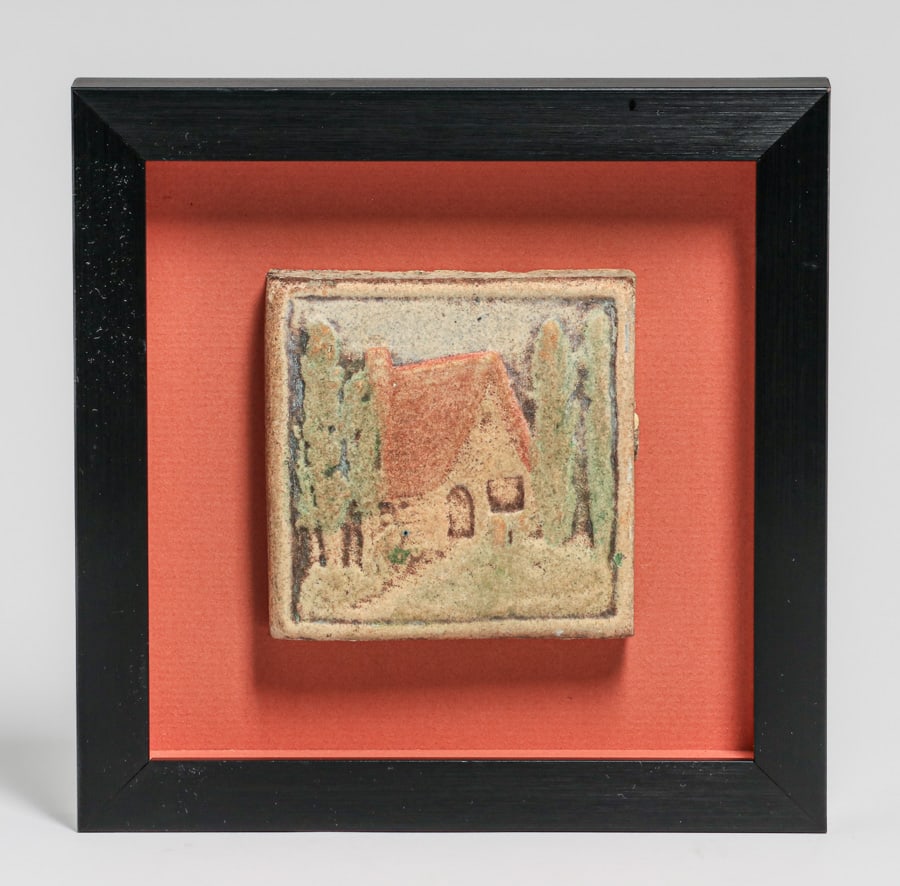 California Art Tile Co - Richmond, CA  Scenic Tile c1920s (1 of 4)