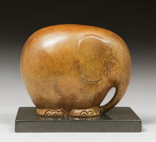 Beniamino Bufano (American/Italian, 1898-1970) Bronze Elephant Sculpture c1960s