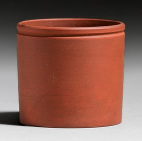 Alberhill Pottery - Alexander W. Robertson Bisque Vase c1913-1914