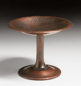Roycroft Hammered Copper Tazza c1915