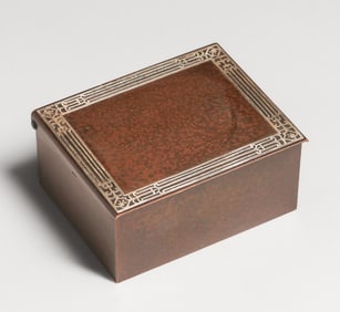 Heintz Sterling on Bronze Box c1915