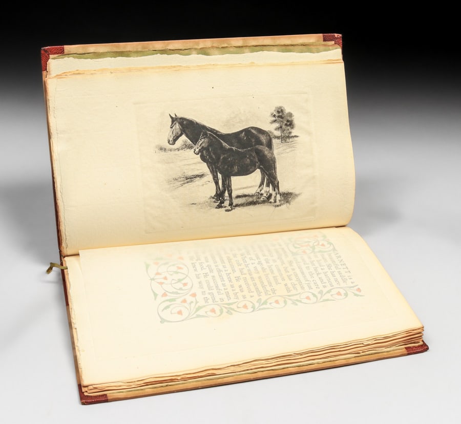 Roycroft Book "Garnett And the Brindled Cow" Alice Hubbard 1913 (1 of 10)