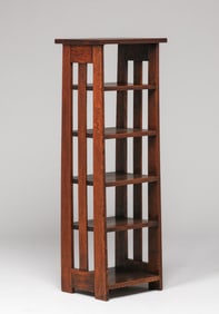 Michigan Chair Co Magazine Stand c1910
