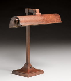 Arts & Crafts Bronze Desk Lamp c1920s