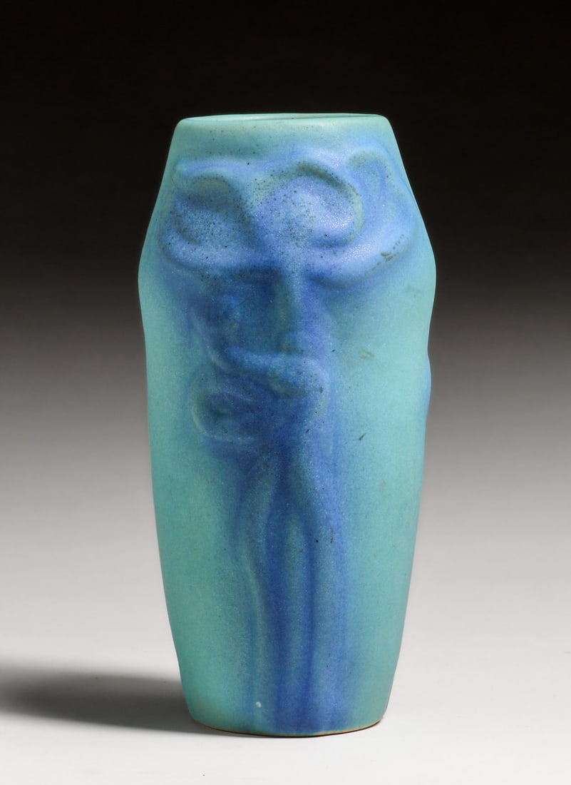 Van Briggle Turquoise Vase c1930s (1 of 4)