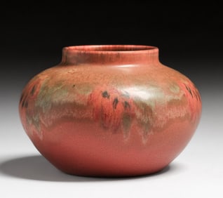 Rookwood Pottery Louise Abel Matte Floral Decorated Vase 1921